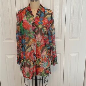 Escada Colorful Abstract Fabric